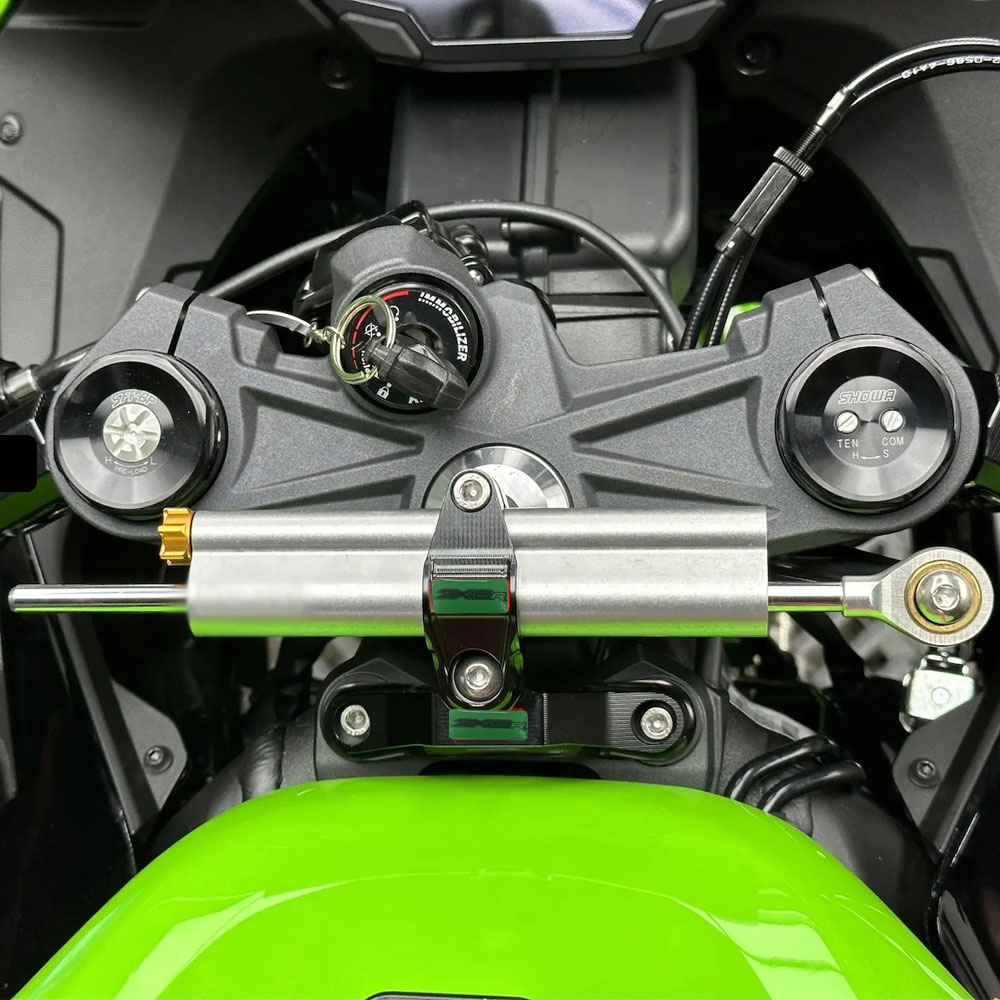 Pour Kawasaki Ninja ZX 6R ZX-6 - Steering Damper Stabilizer Kit Cnc avis et prix