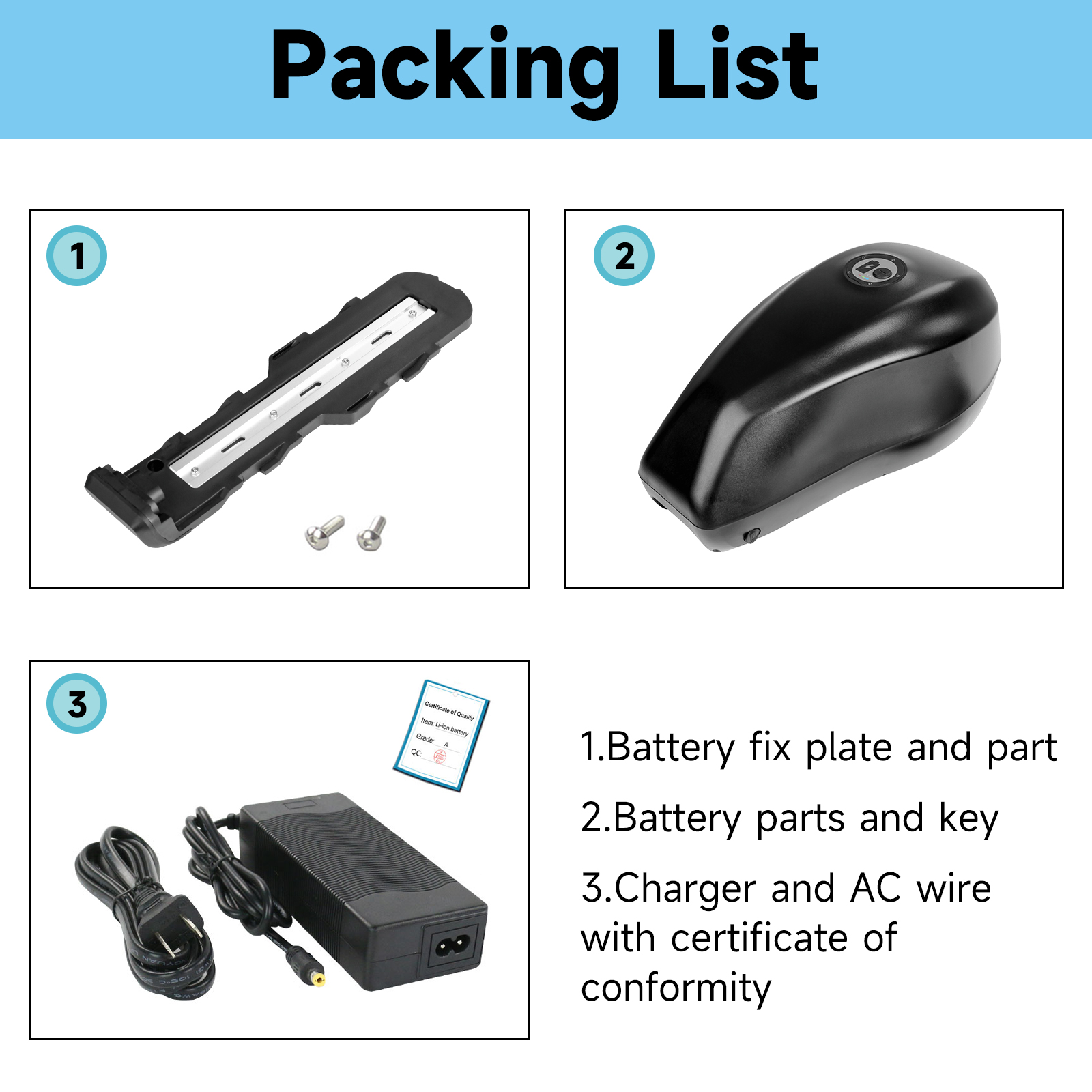 Batterie de vélo électrique Do - 60V 30Ah 21700 Battery Pack avis et prix