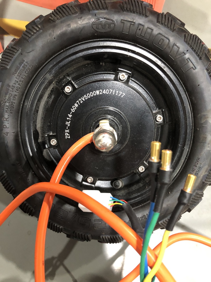 Moteur de moyeu sans balais 40 - 60V 5000W Brushless Hub Motor avis et prix